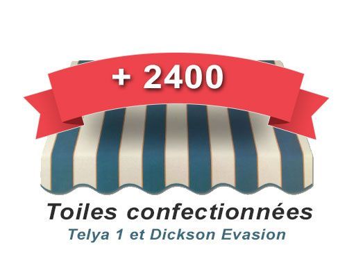 2000 toiles confectionnées