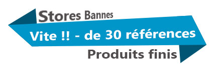 Store banne en stock pour professionnel